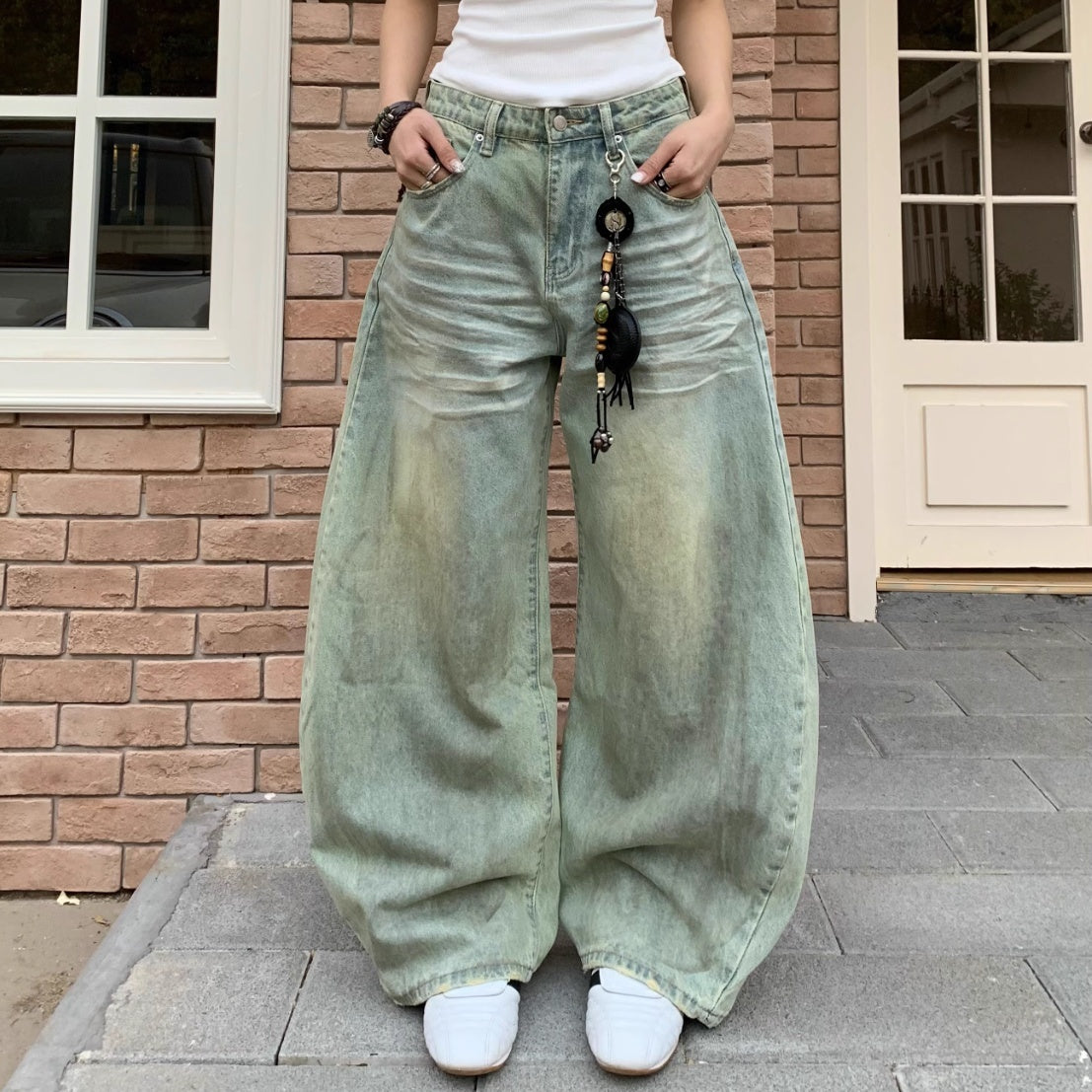 Retro Sickle Jeans