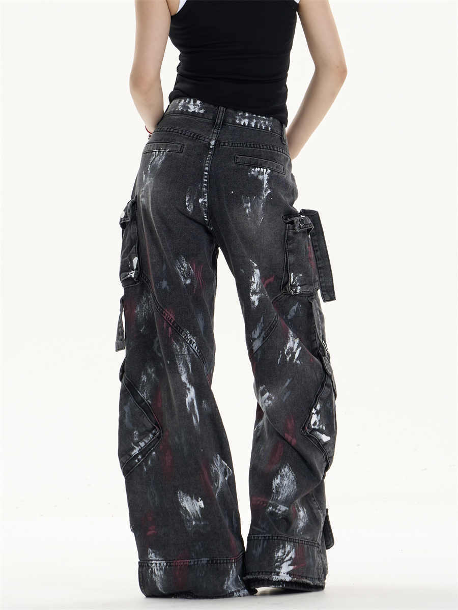 Multi Pocket Workwear Jeans