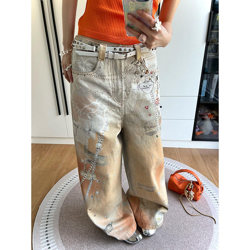 Inkjet Printed Jeans