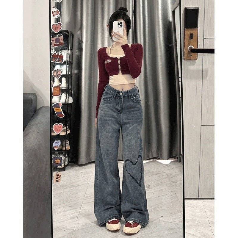 Love Embroidered Jeans