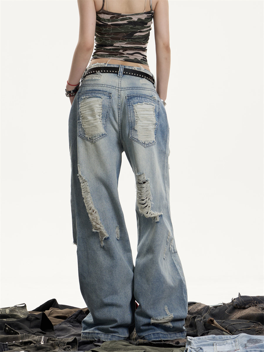 Retro Ripped Jeans