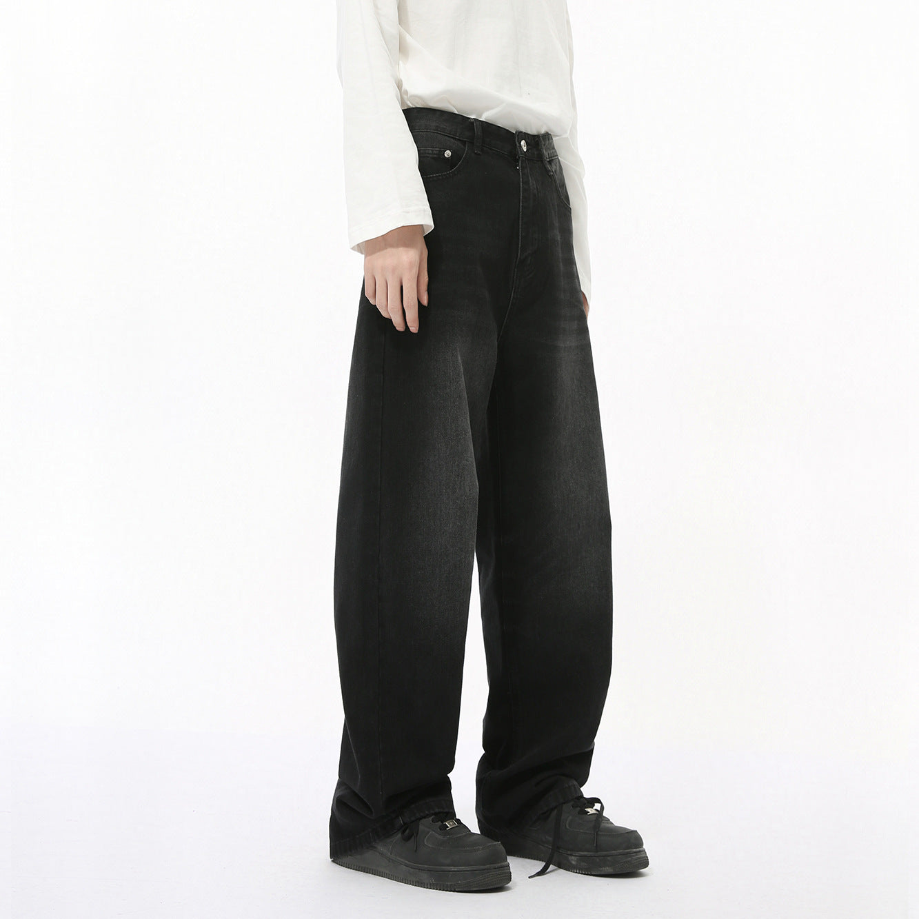 Straight Washed Jeans
