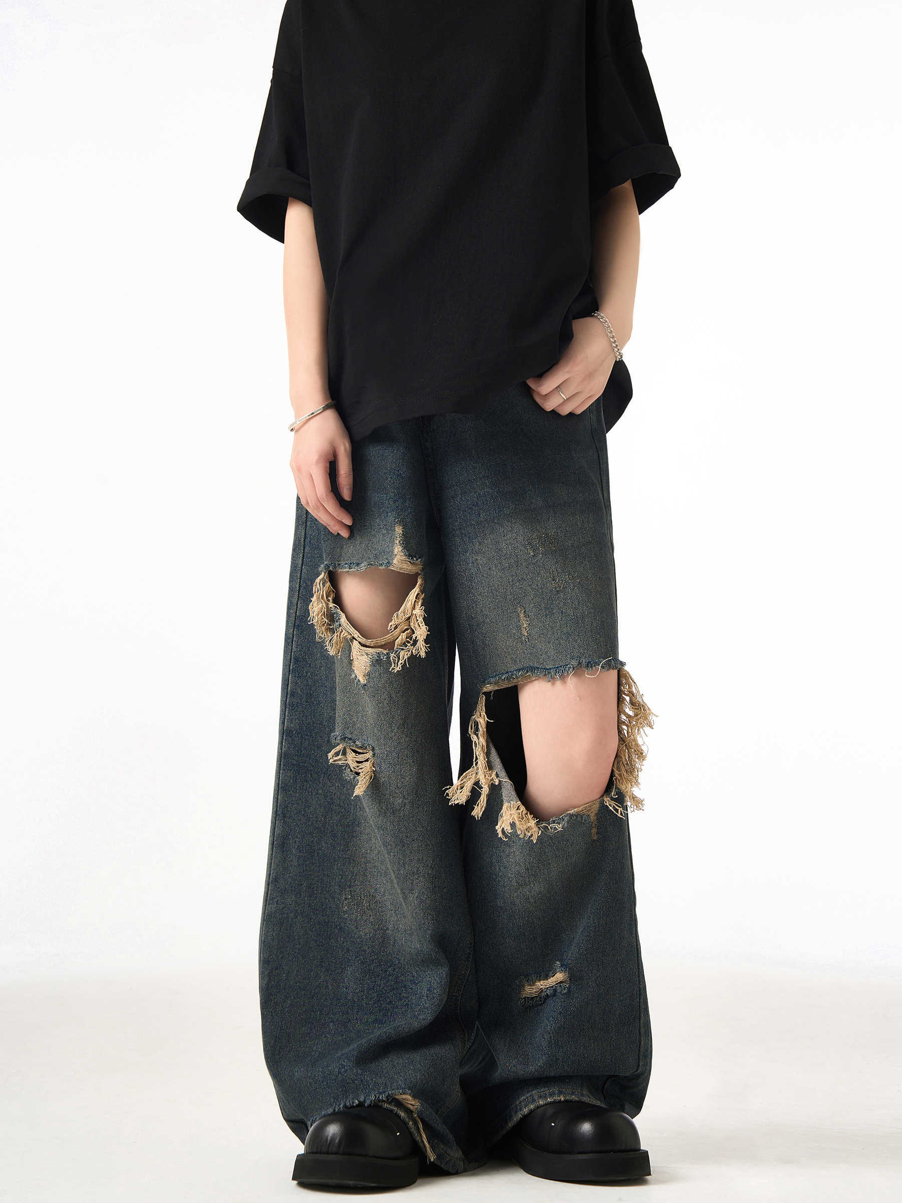 Hole Worn Jeans