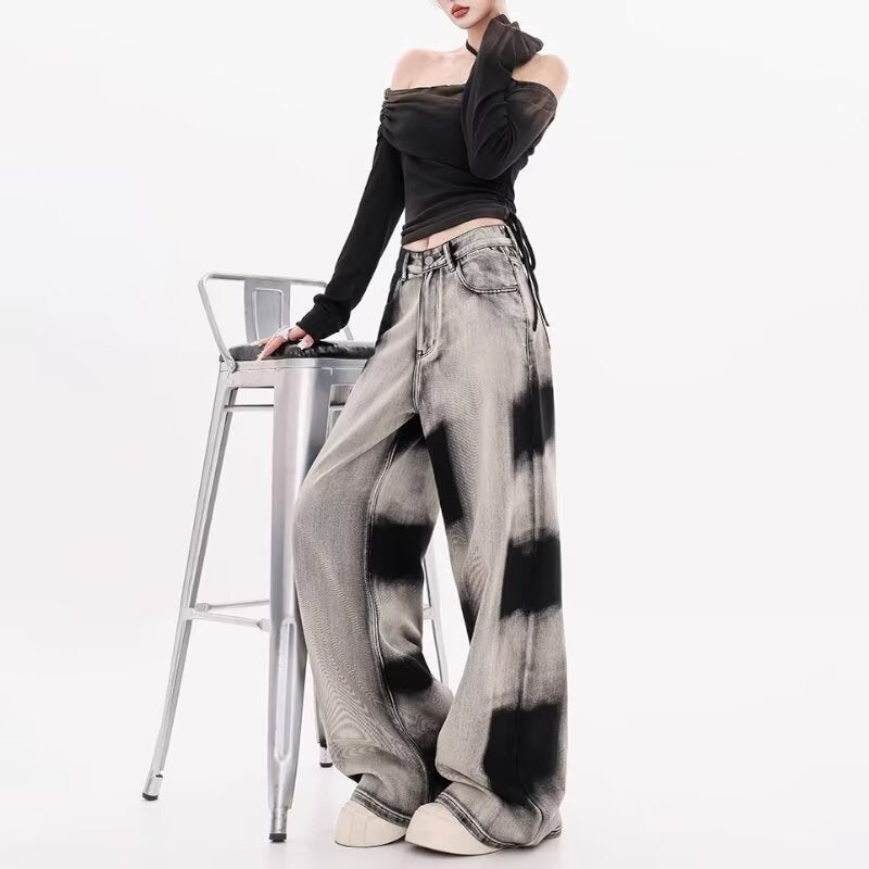 Gradient Tie Dyed Jeans