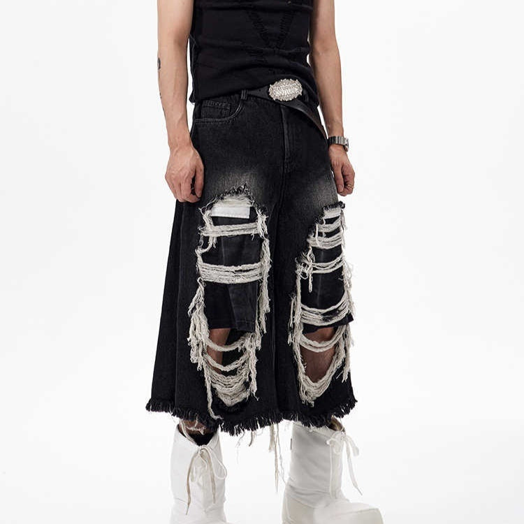 Old Ripped Embroidered