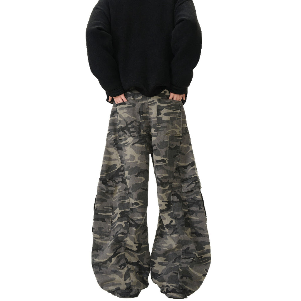 Camouflaged Retro Jeans