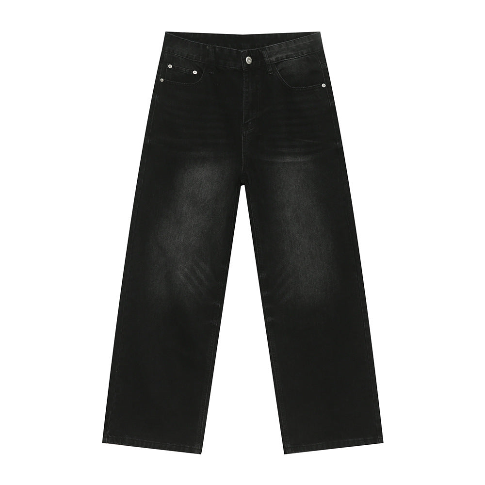 Straight Washed Jeans