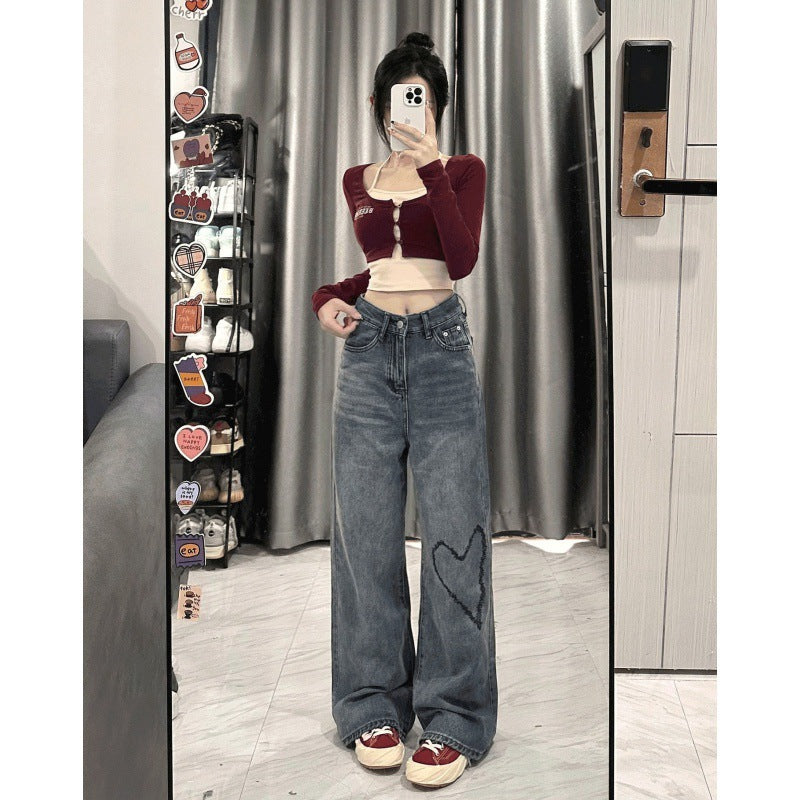 Love Embroidered Jeans