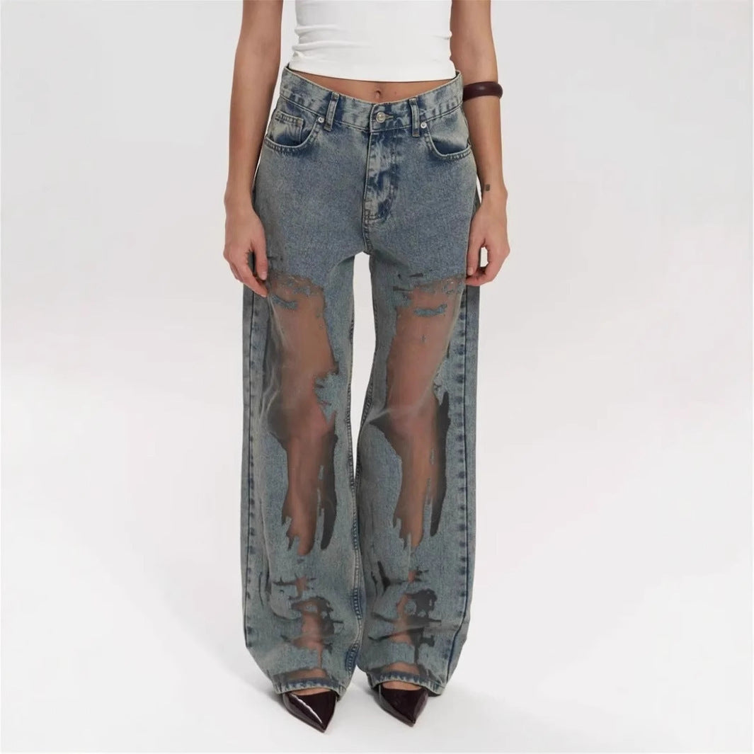 Hollow Gradient Jeans