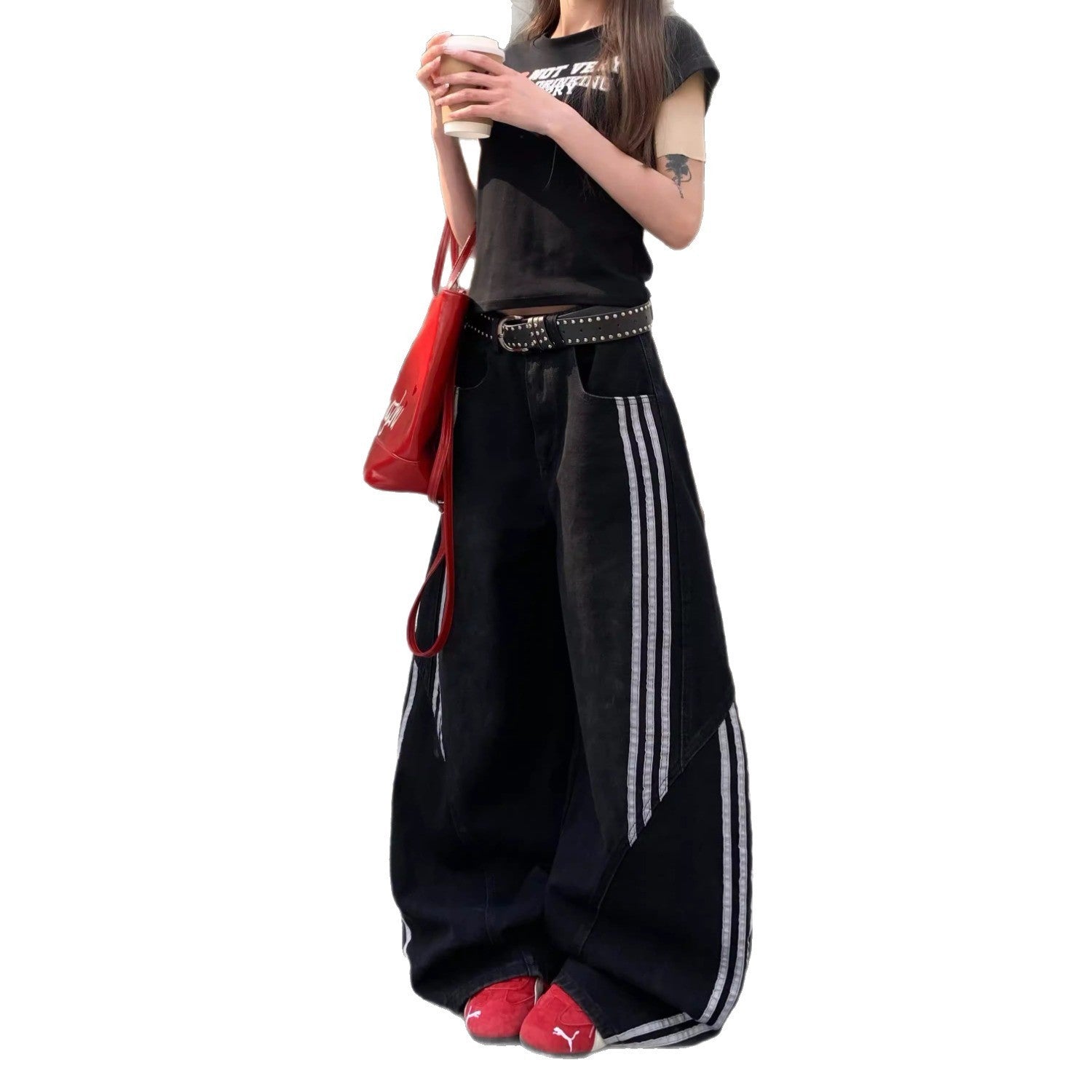 Striped Machete Jeans