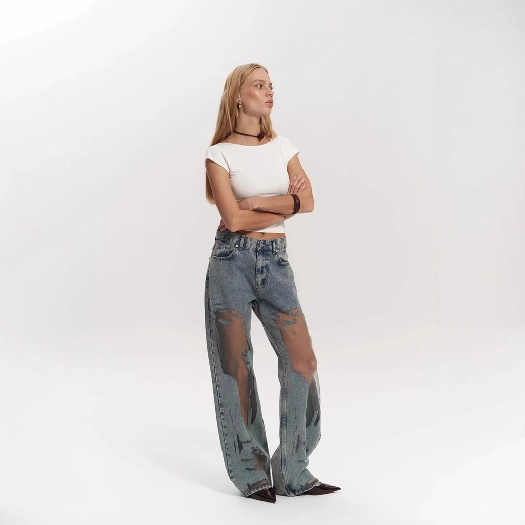 Hollow Gradient Jeans