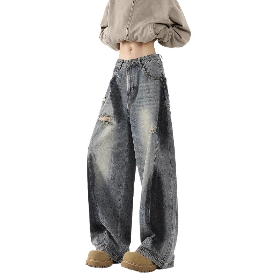 Splash Ink Ripped Jeans