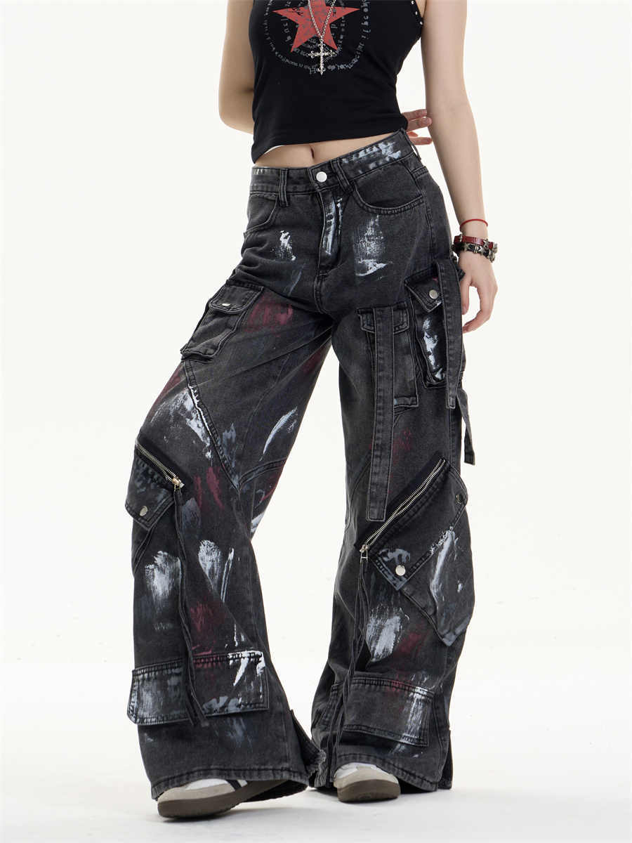 Multi Pocket Workwear Jeans