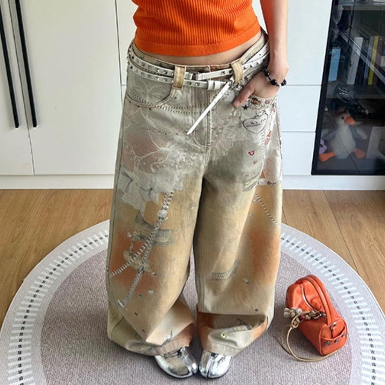 Inkjet Printed Jeans