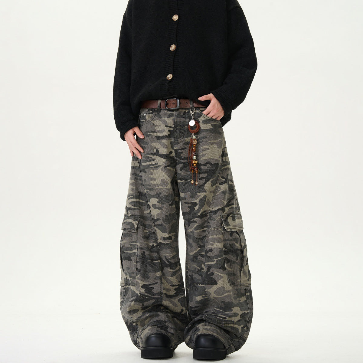 Camouflaged Retro Jeans