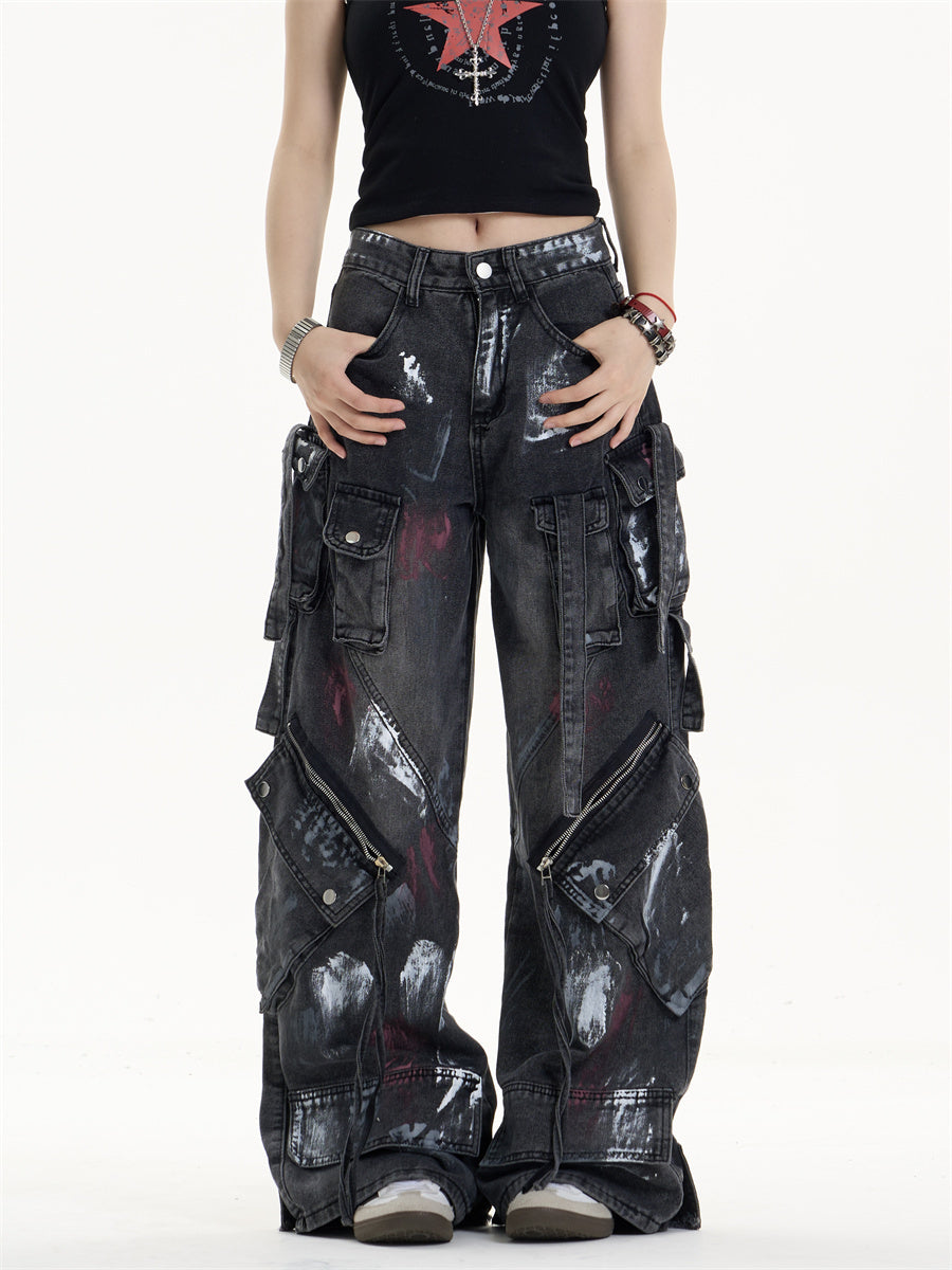 Multi Pocket Workwear Jeans