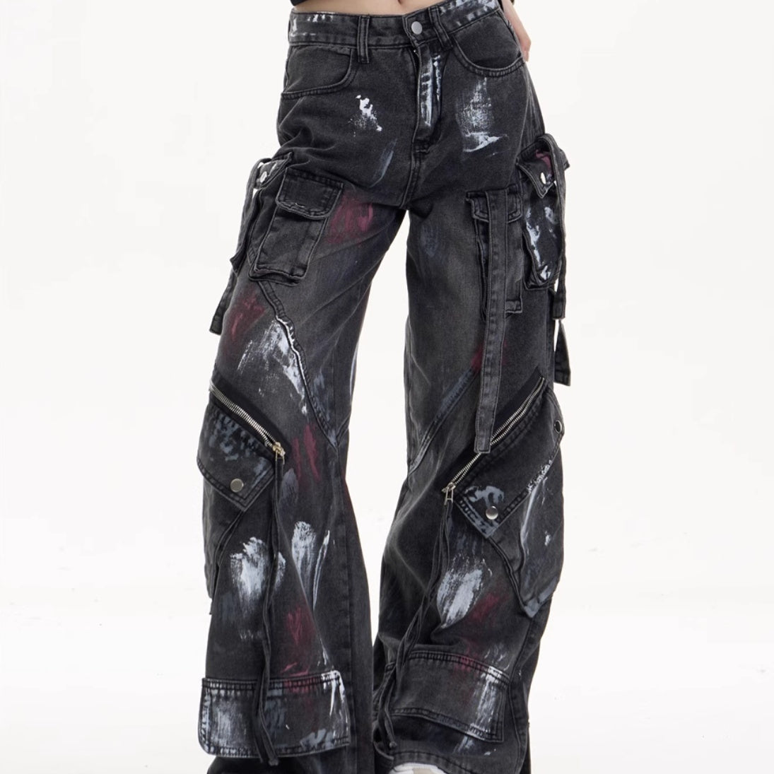 Multi Pocket Workwear Jeans