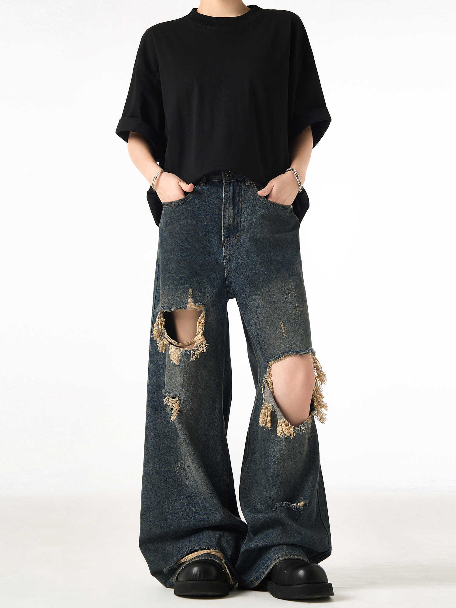 Hole Worn Jeans