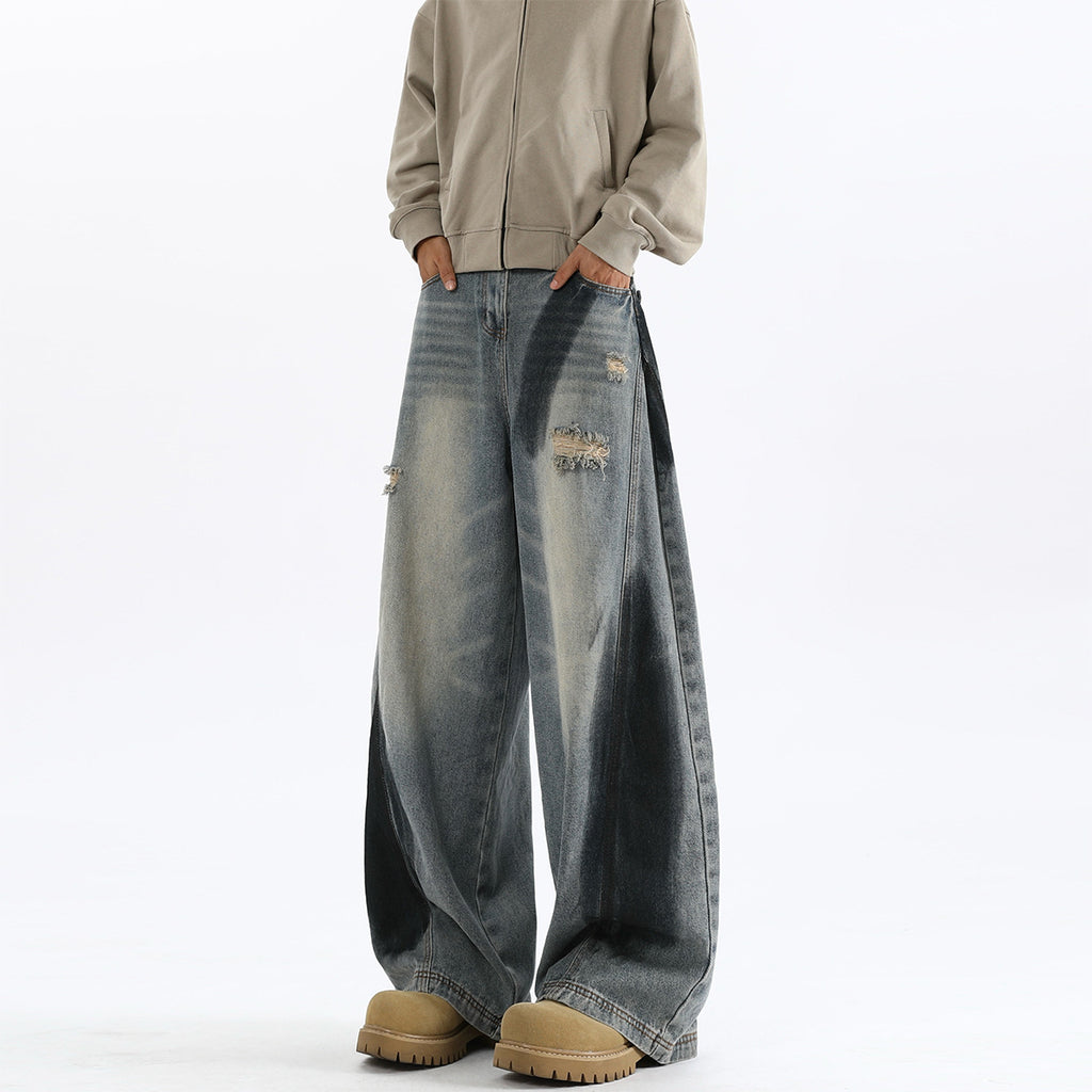 Splash Ink Ripped Jeans