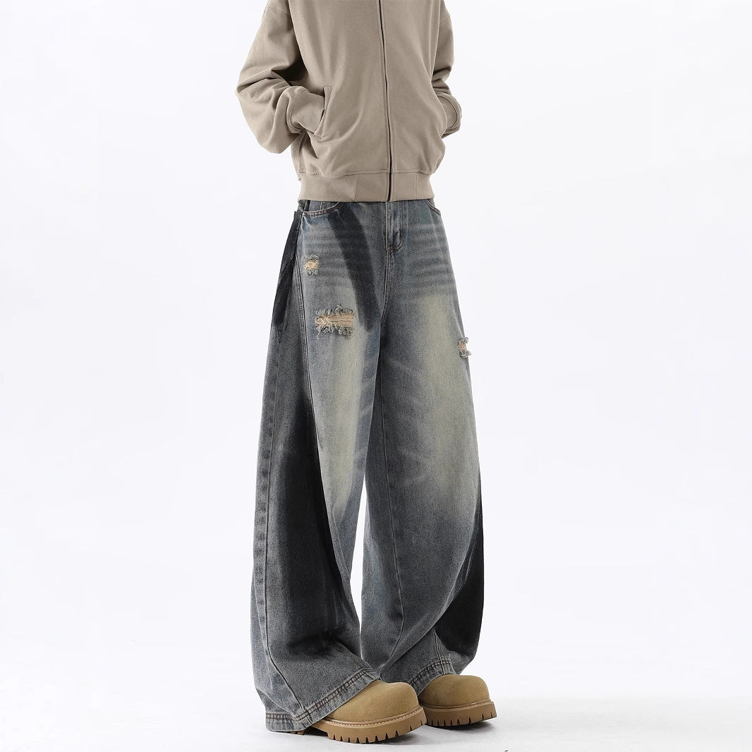 Splash Ink Ripped Jeans