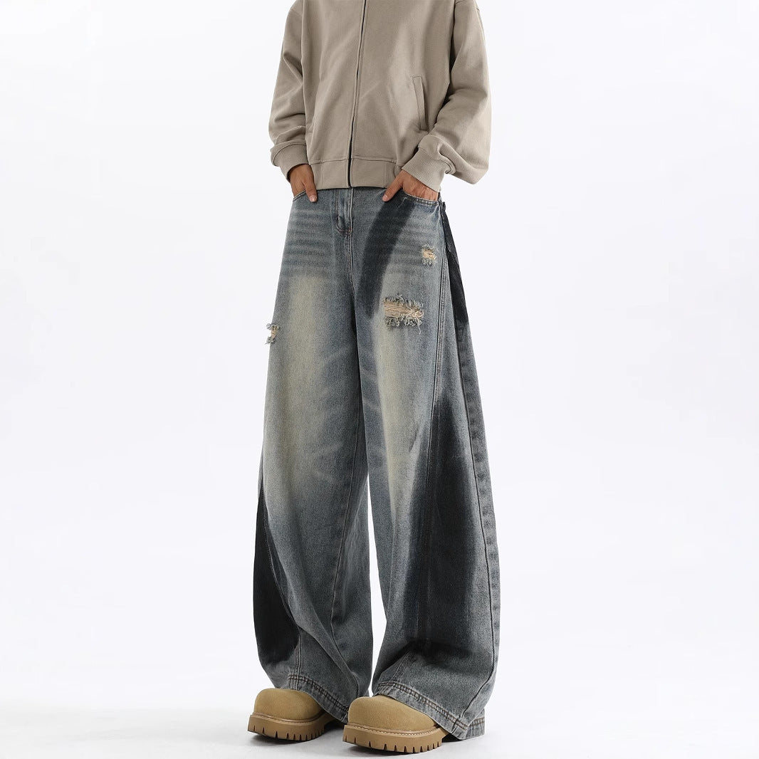 Splash Ink Ripped Jeans