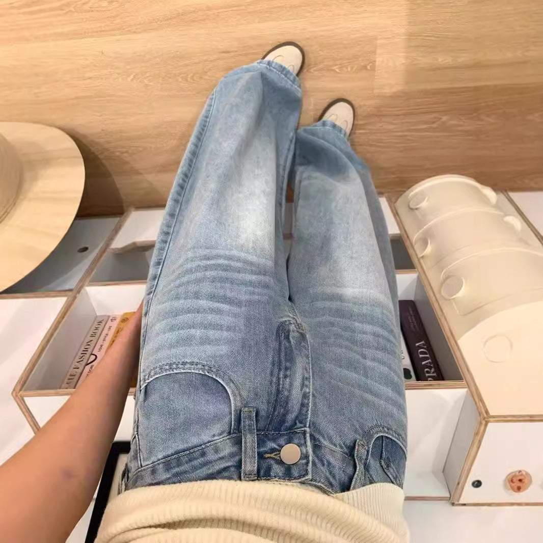 High Waist Loose Jeans