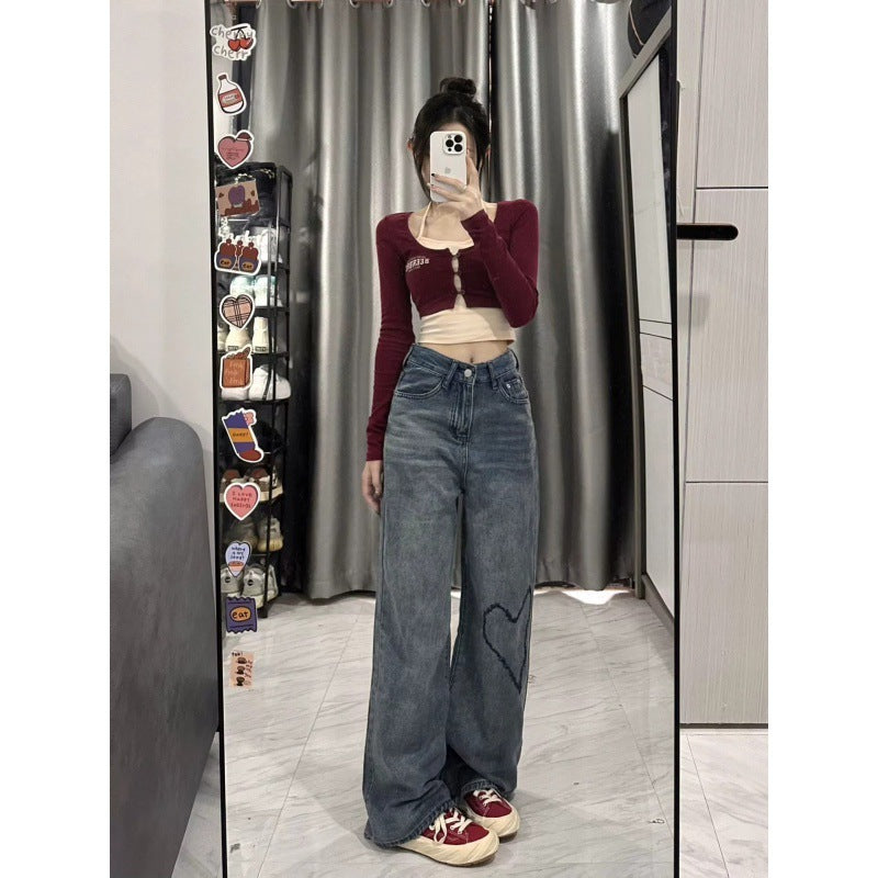 Love Embroidered Jeans