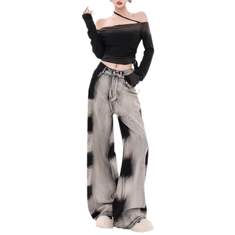 Gradient Tie Dyed Jeans