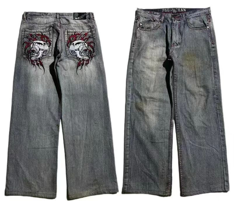 Flaming Skull Jeans