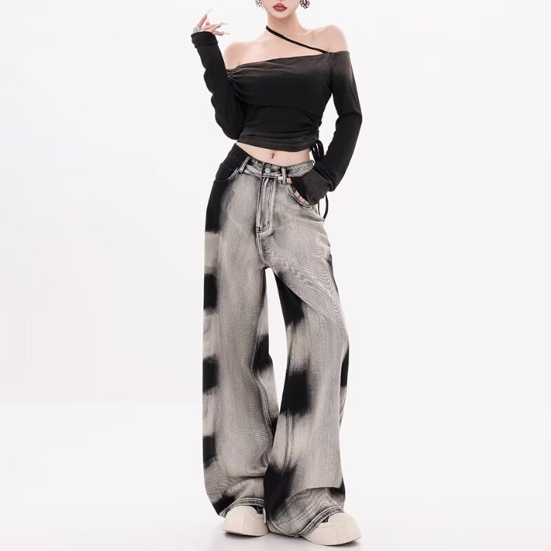 Gradient Tie Dyed Jeans