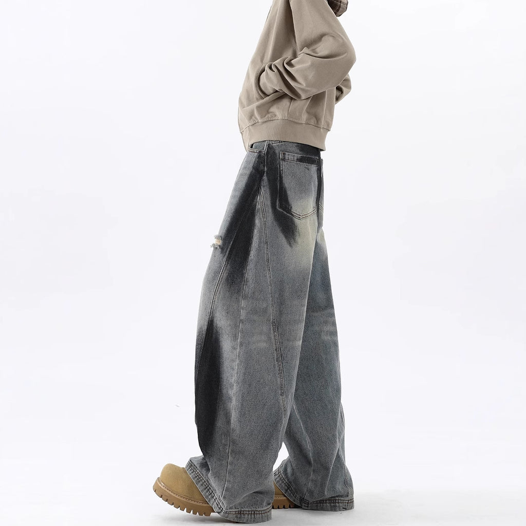 Splash Ink Ripped Jeans