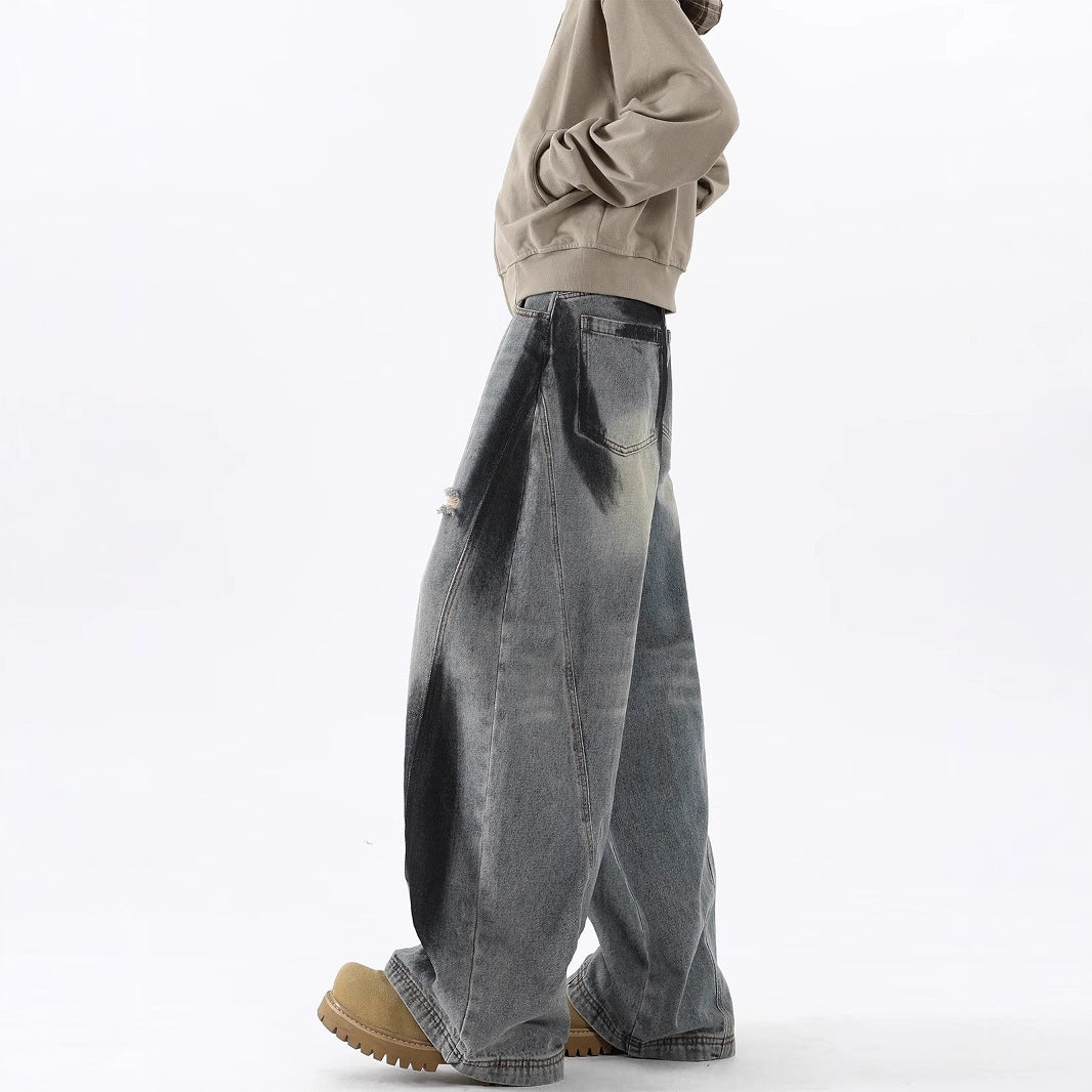 Splash Ink Ripped Jeans
