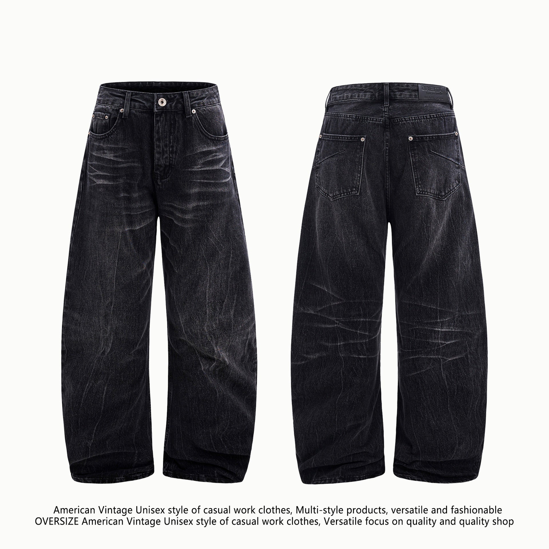 Washed Black Jeans