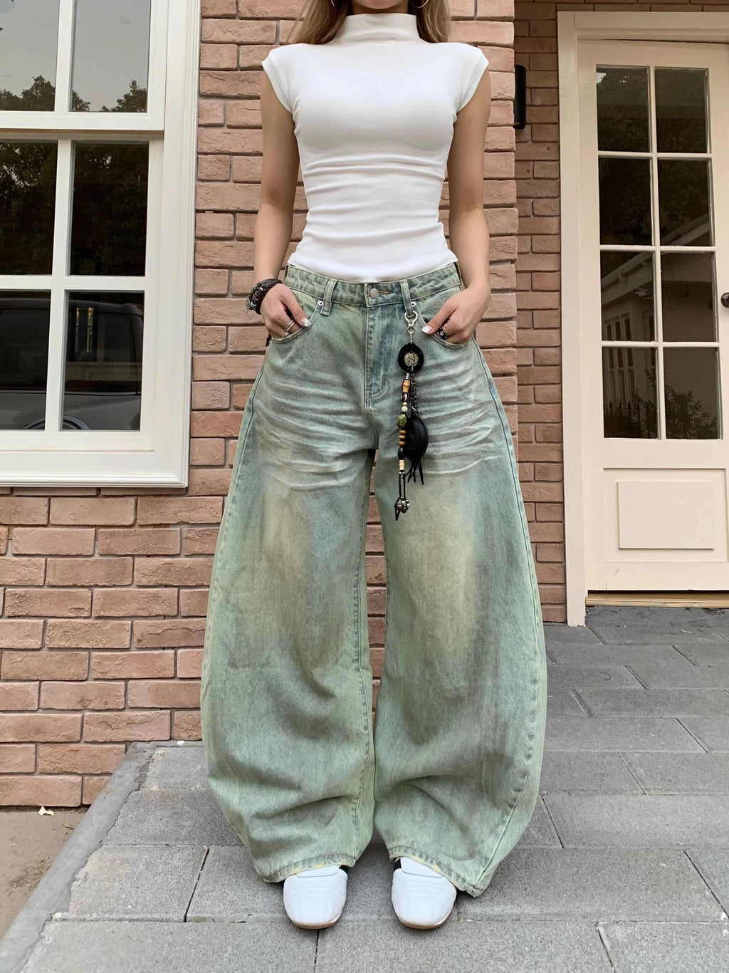 Retro Sickle Jeans