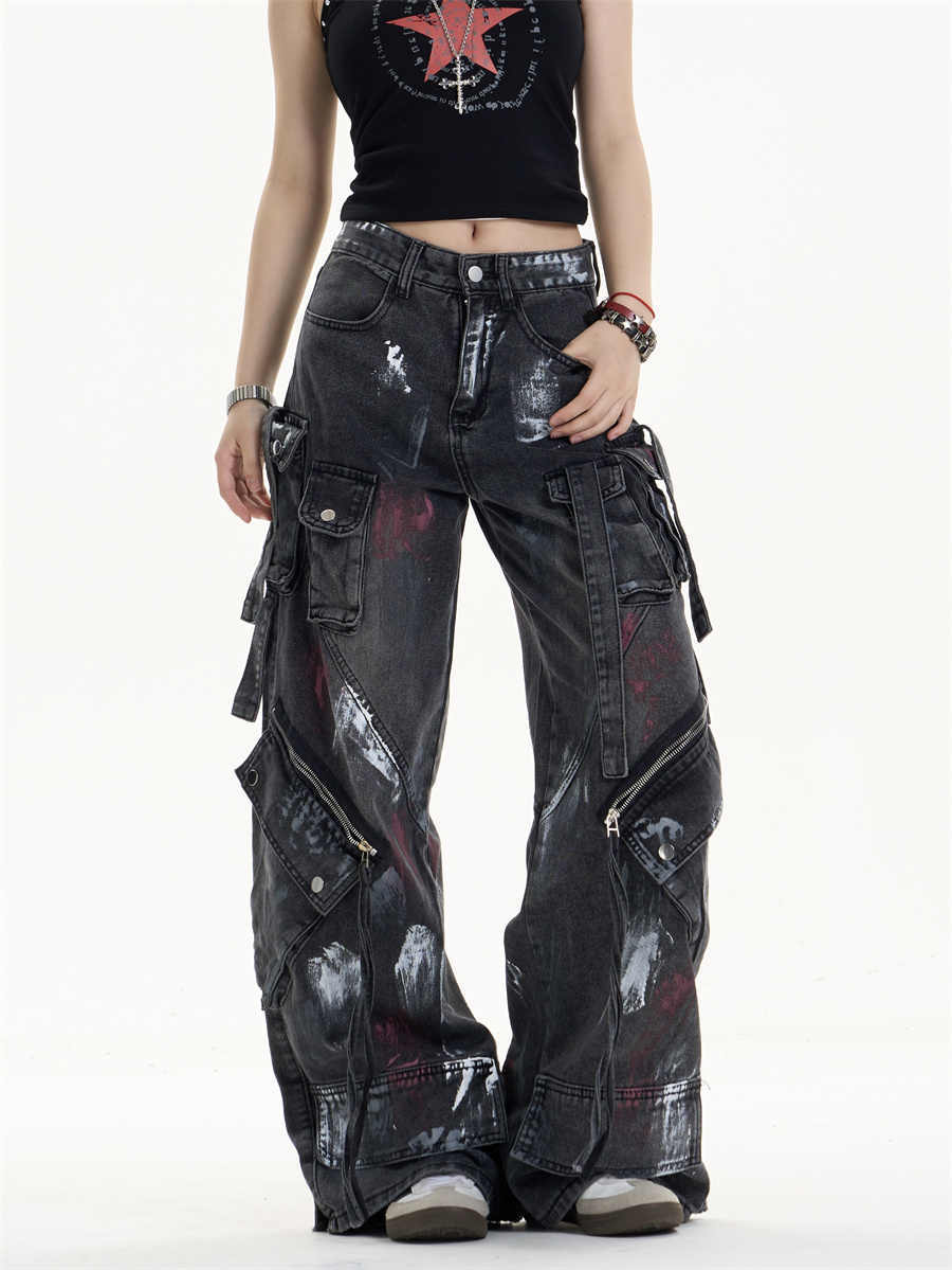 Multi Pocket Workwear Jeans