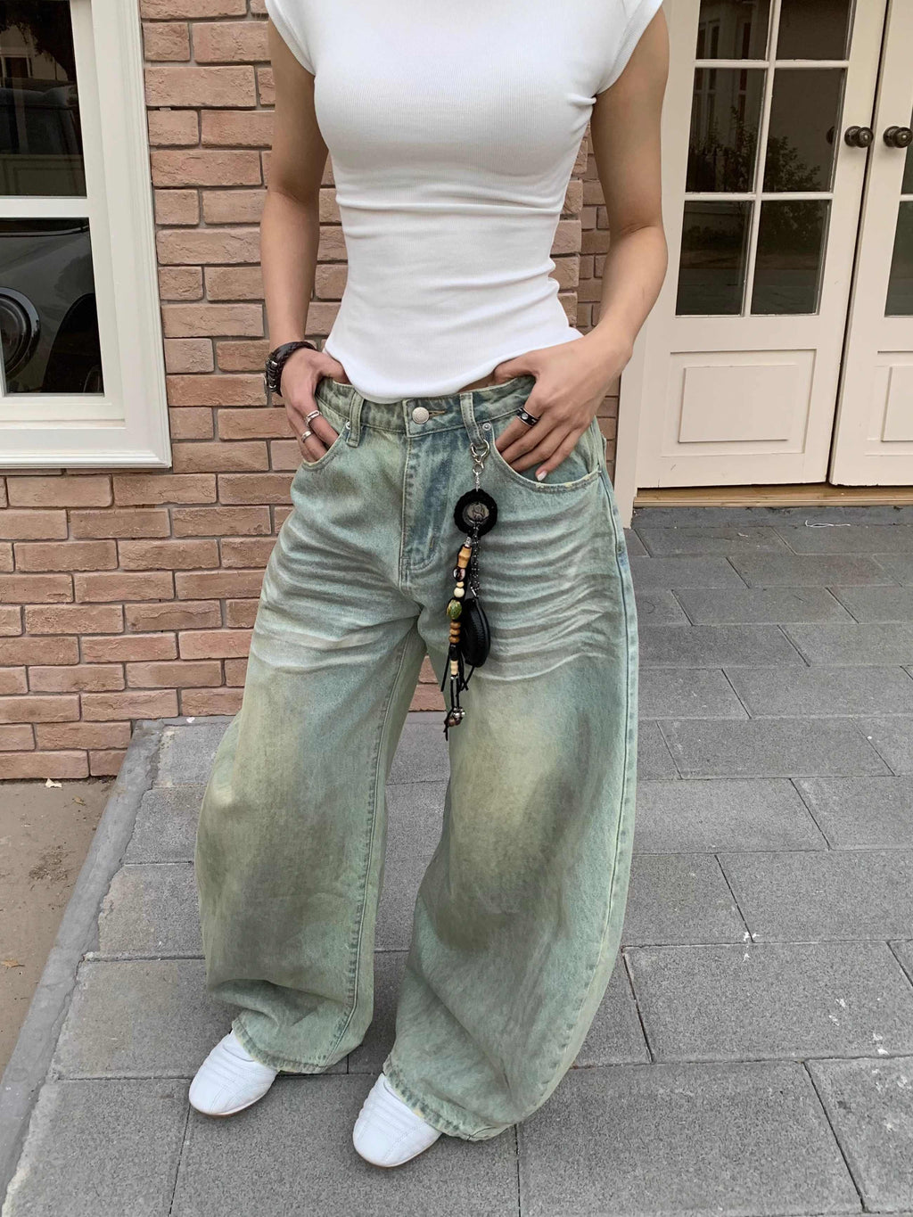 Retro Sickle Jeans