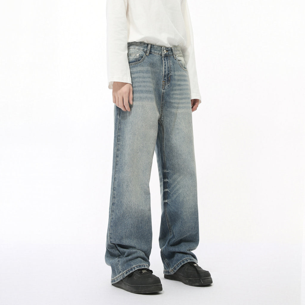 Straight Washed Jeans