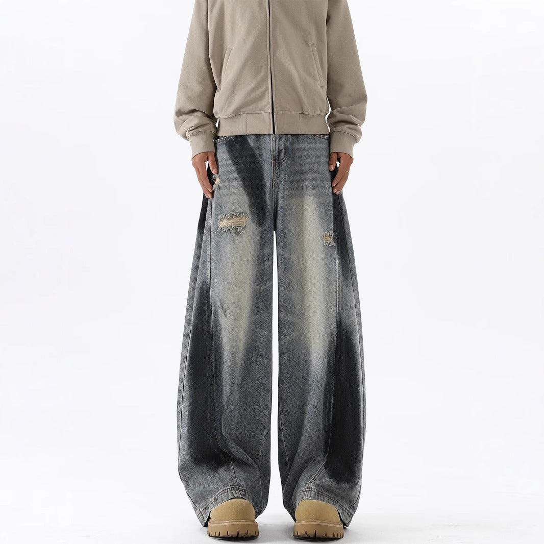 Splash Ink Ripped Jeans